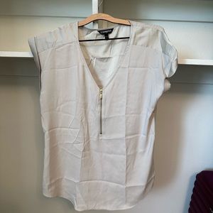 Women’s light gray express blouse size large
